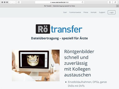 Rö-Transfer: Dateiübertragung für Ärzte